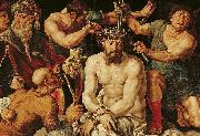 Maarten van Heemskerck Christ crowned with thorns oil painting artist